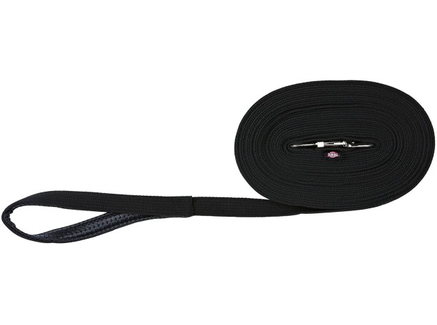 Trixie cinta de rastreo color negro de algodón para perros Trixie - 1