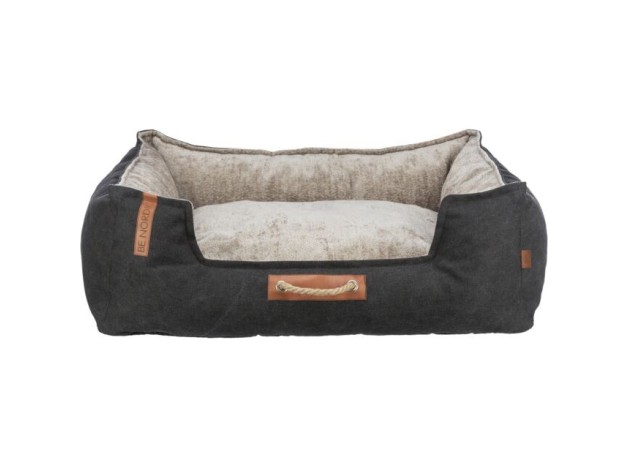 Cama Trixie para perros, cuna Be Nordic Fohr negra y arena