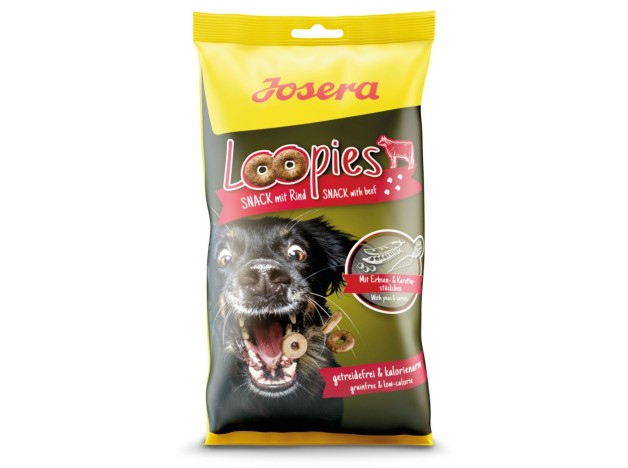 Loopies con ternera, premios Josera para perros