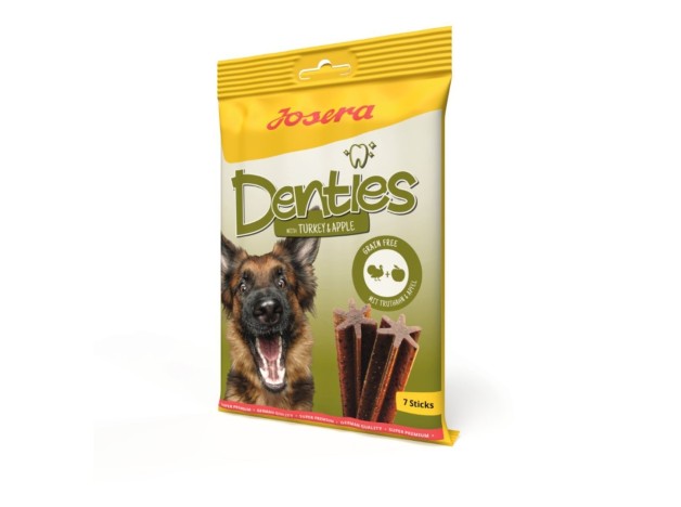 Josera Denties con pavo y manzana, premios dentales para perros