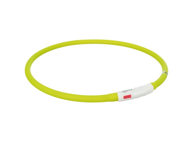 Collar de luz para perros, Trixie aro flash verde recargable USB