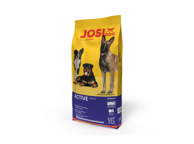 JosiDog Active, pienso para perros activos, saco de 15 kg