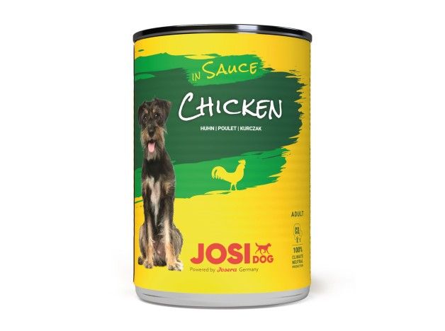 Latas JosiDog de pollo en salsa para perros adultos JosiDog - 1