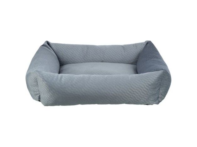 Cama Alena rectangular azul y gris de Trixie