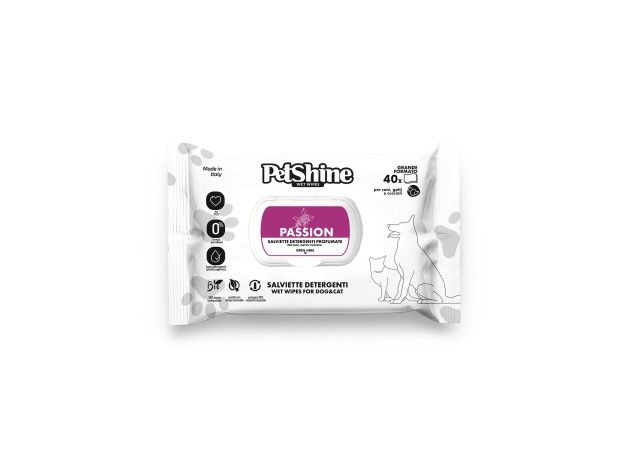 Toallitas Higienicas Petshine Fragancia Pasión para perros