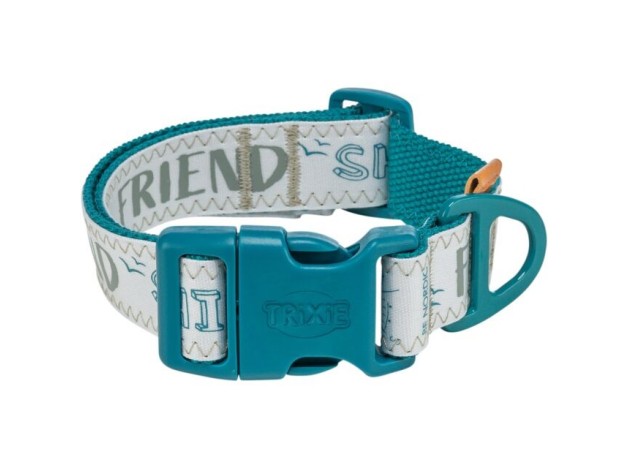 Collar Trixie Be Nordic Extra Ancho azul petróleo