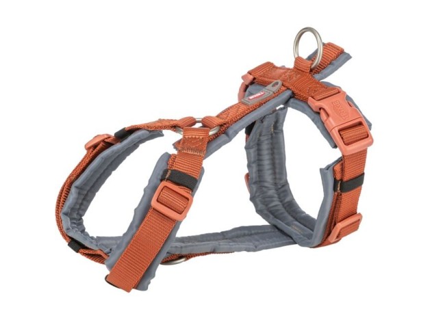 Arnés Trixie Trekking de nylon Premium color Oxido, para perros