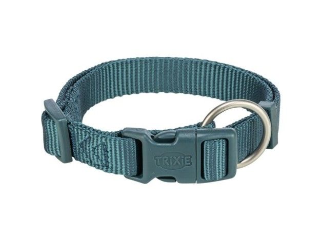 Collar Trixie azul petróleo de nylon Premium para perros