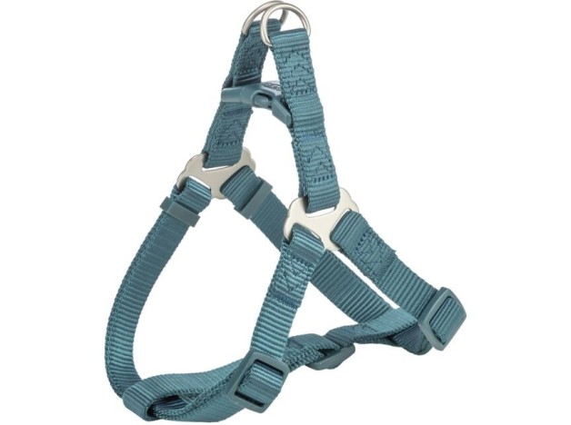 Petral Trixie de nylon Premium azul petróleo para perros