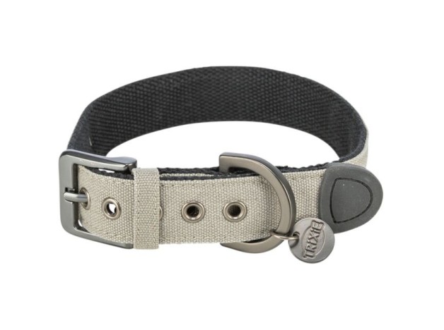 Collar CityStyle extra ancho color gris de Trixie