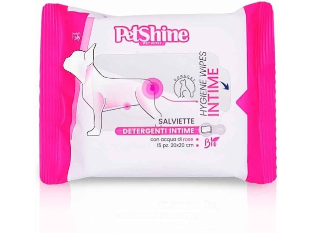 Toallitas Húmedas Porrini Petshine Intime para perros